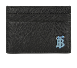 Burberry TB Card Holder, Leather, Black, TIVDSR127, DB, 3*